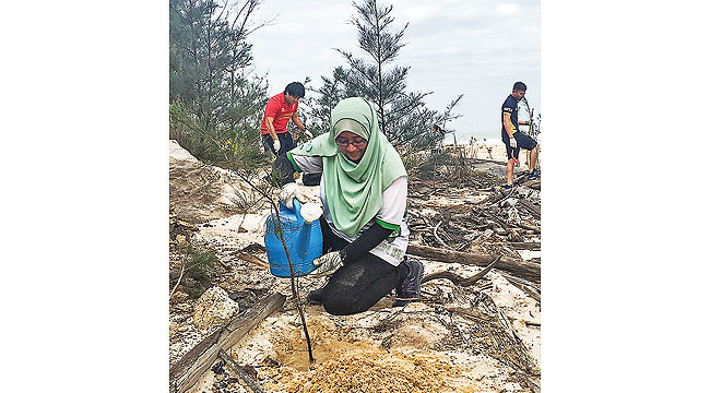 SCB, Green Brunei hold tree-planting campaign at Berakas Forest Reserve